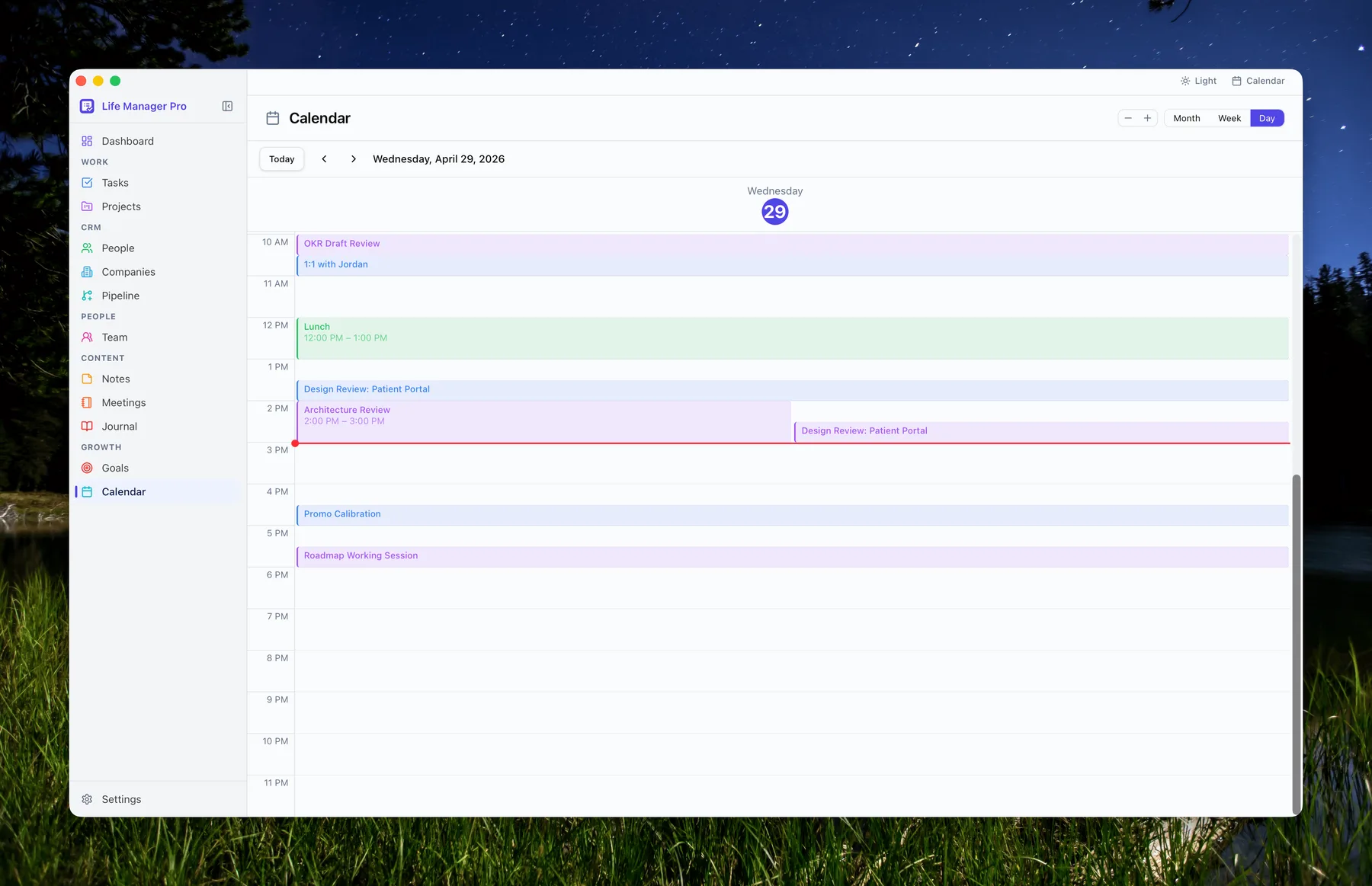 Calendar Day View